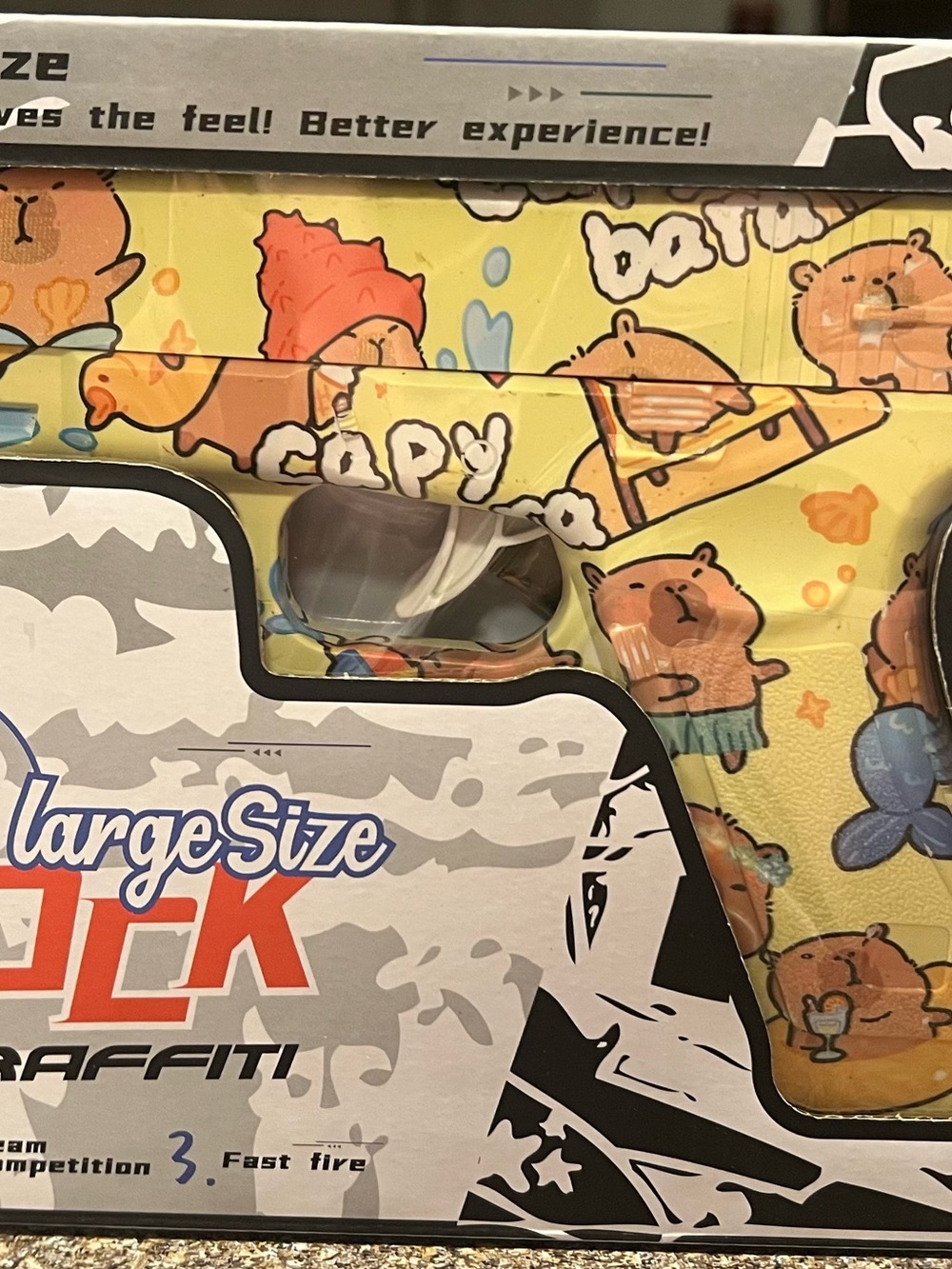Graffiti Large-Size Toy Glock Water Bomb Gel Blaster